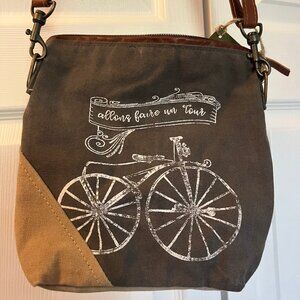 NWT - Clea Ray Purse / Shoulder Bag - Bike Pattern